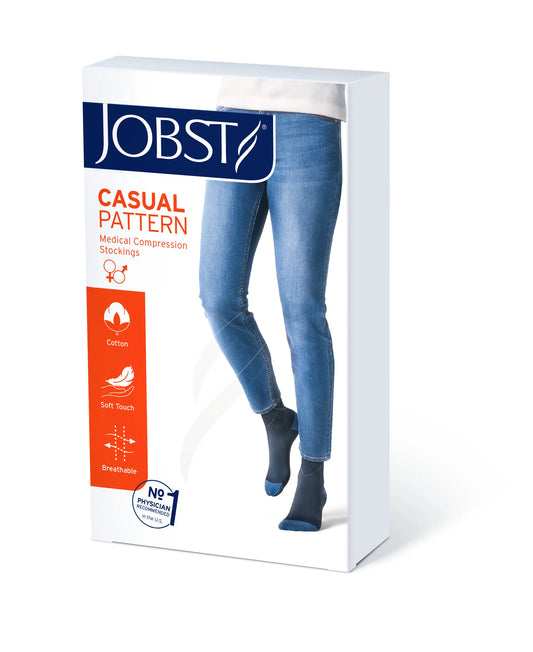 CALCETÍN DE COMPRESIÓN A LA RODILLA - JOBST CASUAL PATTERN