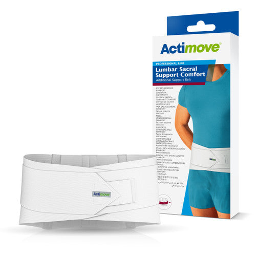 ACTIMOVE LUMBAR SACRAL SUPPORT COMFORT ADDITIONAL SUPPORT BELT