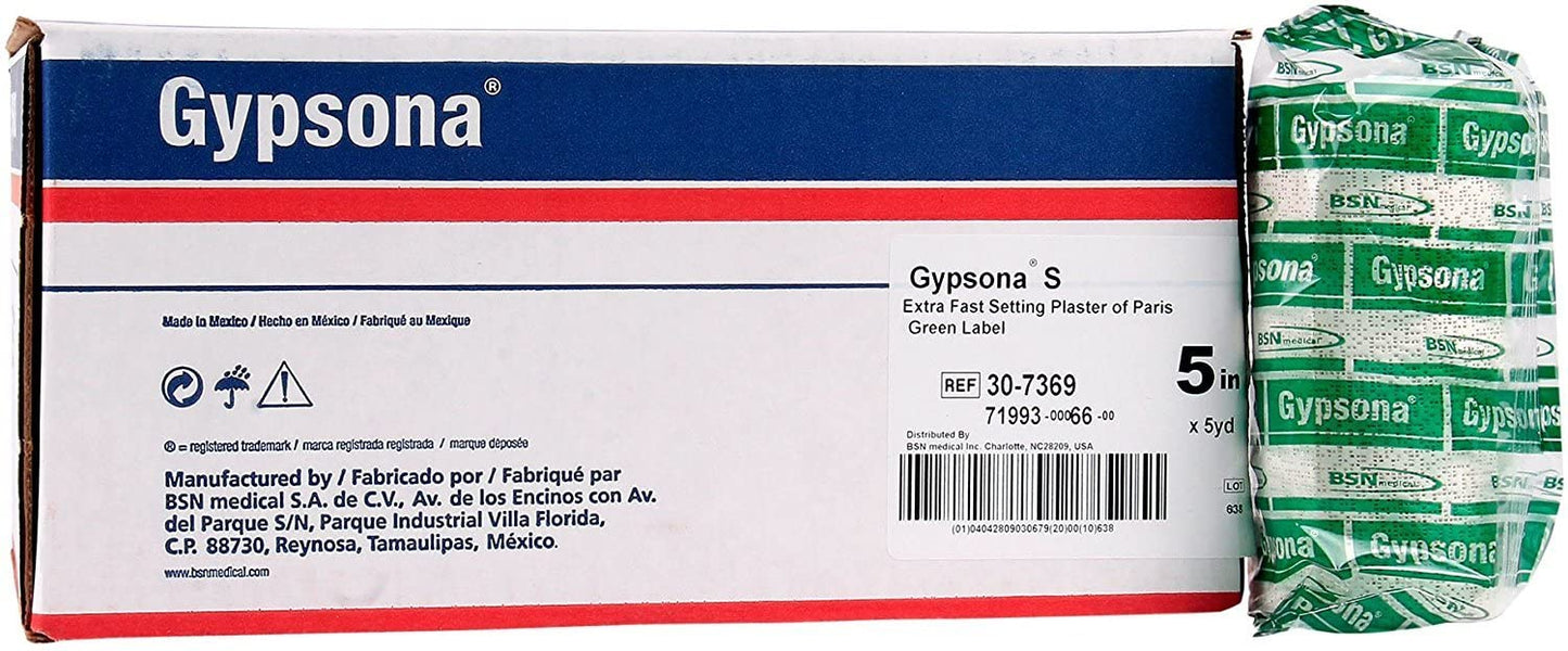 Venda de Gasa de Algodón con Yeso Grado Médico Gypsona S de 10 CM x 2. –  Medifácil